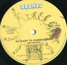 No Sleep til Hammersmith, Italy, BROL 34535