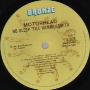 No Sleep til Hammersmith, L 37628