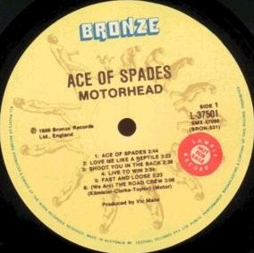 Ace Of Spades, L 37501